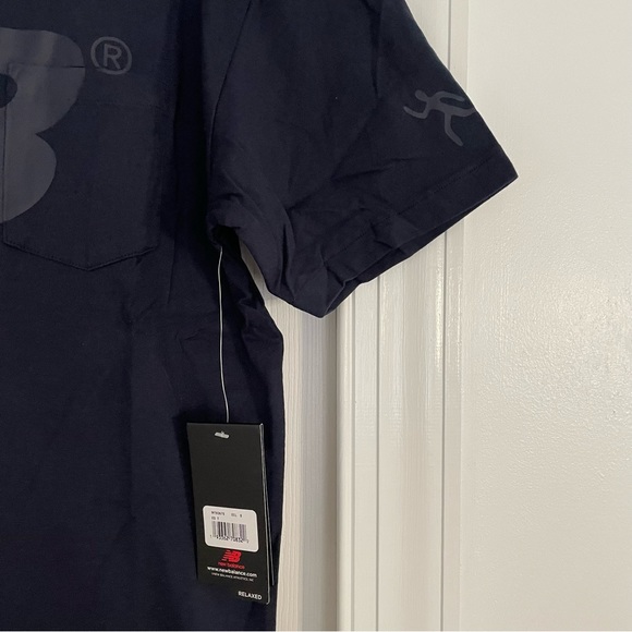 NWT New Balance x Engineered Garments Cross Crew Tee - Navy - Picture 12 of 12